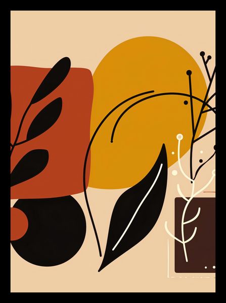 Plakat 40x55cm Ciepłe Kontury zdjęcie 2