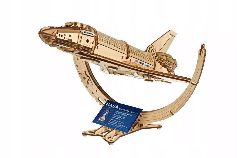 Puzzle 3D UGEARS Wahadłowiec NASA Discovery zdjęcie 3