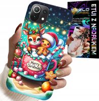 ETUI DO XIAOMI MI 11 LITE - RENIFER Z PIERNIKIEM MERRY CHRISTMAS