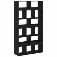 Półka na książki 2 pcs Czarny dąb 100 x 33 x 187.5 cm