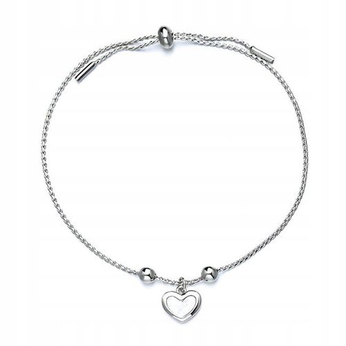Bransoletka srebrna Serce regulowana na Arena.pl