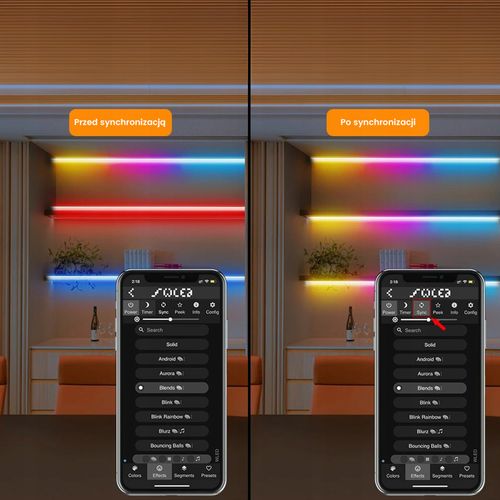 Kontroler WLED RGBIC ESP32 5~24V 15A WiFi Mikrofonem GLEDOPTO na Arena.pl