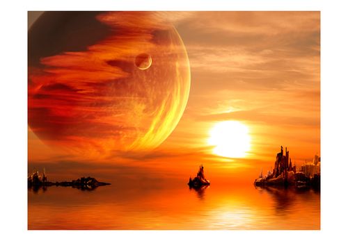 Fototapeta - Fantasy sunset 200x154 na Arena.pl
