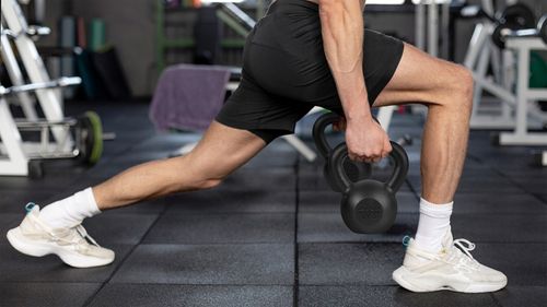Kettlebell żeliwny 12kg kettle hantel obciążenie odważnik do ćwiczeń Rebel na Arena.pl