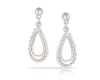 kolczyki łezki otulone perełkami (p15/sm/17ag)