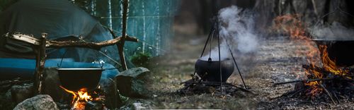 KOCIOŁEK emaliowany garnek myśliwski 4l na ognisko na Arena.pl