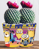 Doniczka do kwiatów/roślin - Minionki i Gru