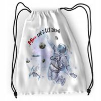 Plecak Sportowy Szkolny Mima Worek Torba Z Nadrukiem Ze Zdjęciem