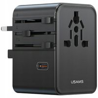 Ładowarka sieciowa USAMS Travel Adapter CC310 3xUSB-C 70W 4w1 US/AU/EU/UK c