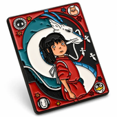 Chihiro and Haku | 3 cm | Metal | Przypinka Anime | Spirited Away
