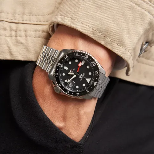 ZEGAREK MĘSKI SEIKO 5 SPORTS SSK001K1 GMT AUTOMAT WR100 + BOX na Arena.pl