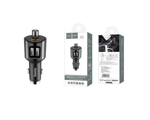 HOCO E19 Transmiter FM + ładowarka samochodowa USB na Arena.pl