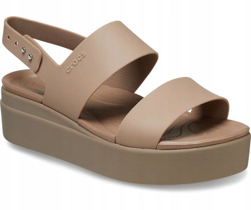 Crocs Wygodne Damskie Buty Sandały Brooklyn Low Wedge 206453 Sandal 42-43 na Arena.pl