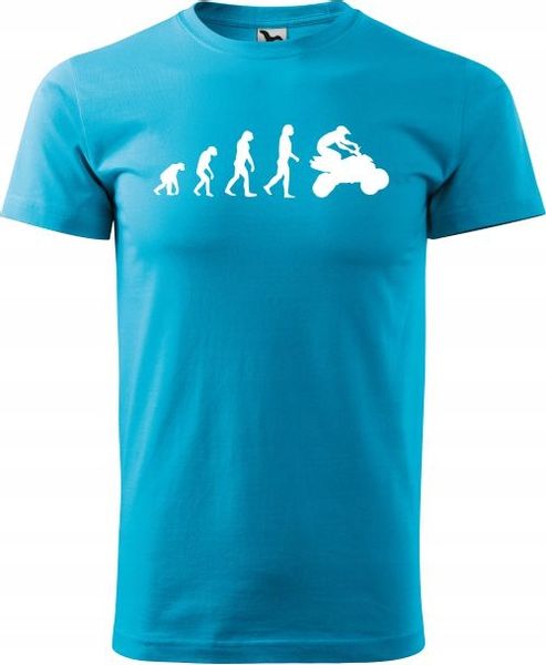 Męska Koszulka Prezent Urodziny Quad Ewolucja zdjęcie 6