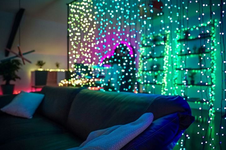 Inteligentna Kurtyna LED Twinkly 210 RGB W 2,1m zdjęcie 11