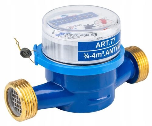 WODOMIERZ LICZNIK MIERNIK DO WODY ZIMNEJ ANTYMAGNETYCZNY DN20 FI 3/4" na Arena.pl
