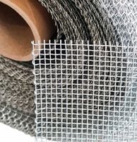 Siatka Przeciw Gryzoniom Na Gryzonie Stalowa Tkana Ocynk 3,2mm 0,8mm