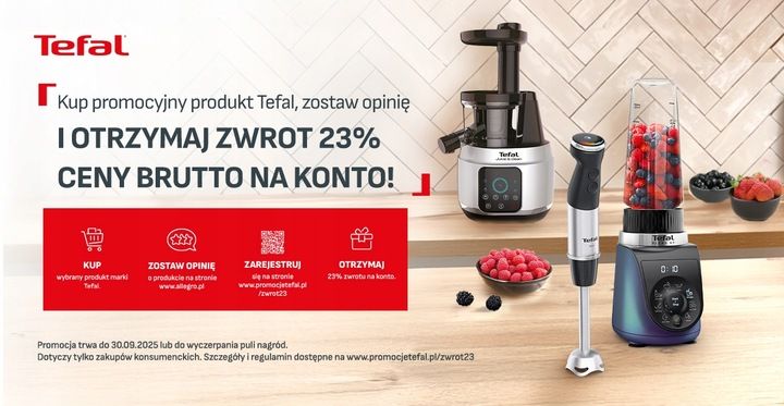 Robot kuchenny planetarny TEFAL QB140AF0 500 W zdjęcie 7