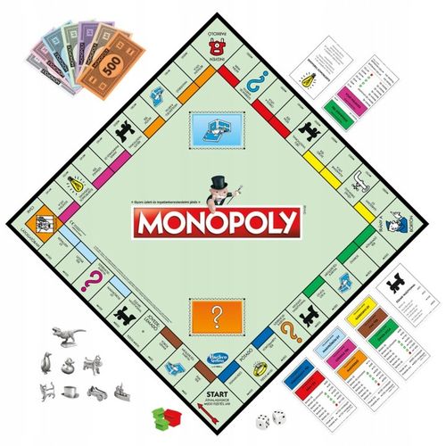 HASBRO Gra Monopoly klasyczny polska wersja C1009 na Arena.pl