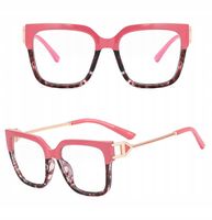 SOLIDNE Damskie Okulary Zerówki do KOMPUTERA Blue Light UV OPRAWKI Flexy OC