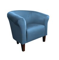 Fotel Milo nogi venge niebieski MG33