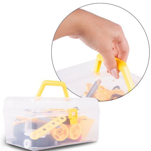 Klocki KONSTRUKCYJNE Pojazdy Mega Konstruktor 8w1 100 elementów na Arena.pl