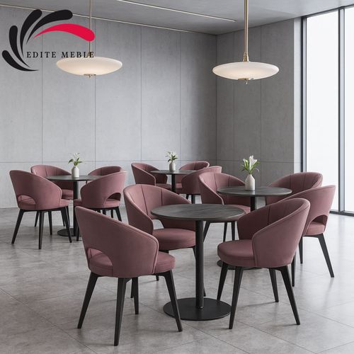 Krzesło Tapicerowane KL-1 Chłodny Fioletowy Piano 18 na Arena.pl