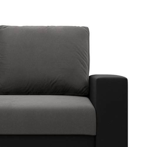 Narożnik uniwersalny, CAPERO, ekoskóra, 231x140x92 cm, szary | TYLETEGOTU na Arena.pl