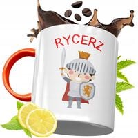 Kubek Pomarańczowy Dla Dzieci Na Dzień Dziecka Z Nadrukiem Ze Zdjęciem