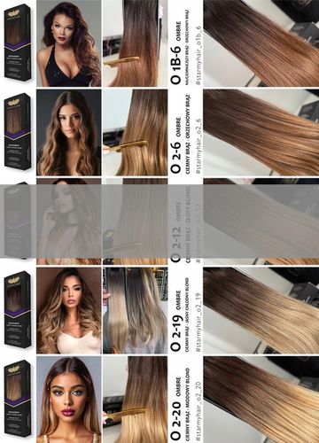 Włosy doczepiane naturalne CLIP-IN 50-55cm 3 taśmy na Arena.pl