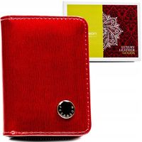 Damski portfel Peterson ze skóry naturalnej ochrona kart RFID skórzany