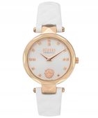 Zegarek damski modny VERSUS VERSACE na białym pasku WR50 na prezent