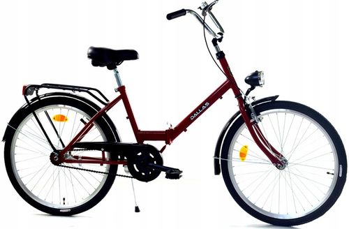 Rower miejski 24 składak damski męski składany na Arena.pl