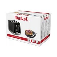 Toster TEFAL Loft opiekacz czarny TT761838 7 poziomów opiekania