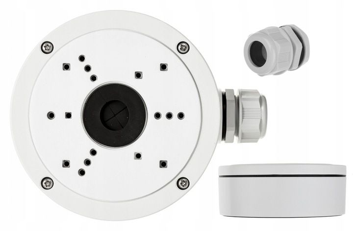 Puszka montażowa Adapter do kamer IP Hikvision IPCAM-T4 /T5/T2 z dławikiem zdjęcie 1
