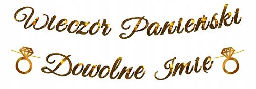 BALONY BOHO dekoracje WIECZÓR PANIEŃSKI baner IMIĘ na Arena.pl