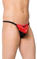 stringi z muszką softline czerwone s/l
