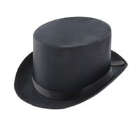 Kapelusz Cylinder Magik duży czarny Dżentelmen