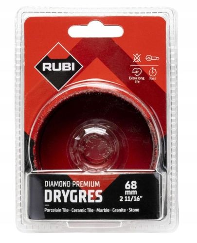 WIERTŁO DRYGRES PREMIUM 68 MM M14 06978 RUBI na Arena.pl