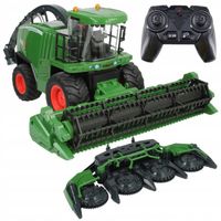 ZDALNIE STEROWANY KOMBAJN DUŻY TRAKTOR RC DYMIĄCY DŹWIĘK Światło Akumulator