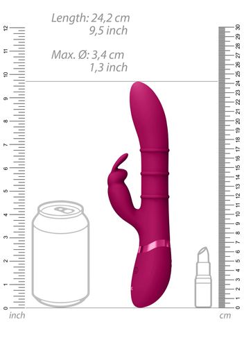 Stimulating Rings, Vibrating G-Spot Rabbit - Pink na Arena.pl