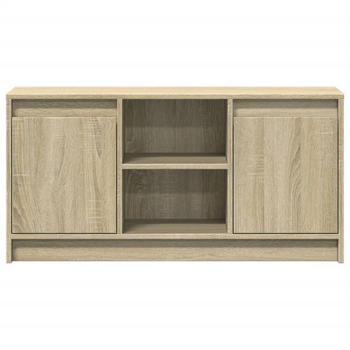 Szafka pod TV z LED, dąb sonoma, 100x34x50 cm na Arena.pl