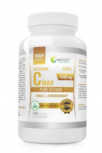 WITAMINA C 1000mg KWAS L-ASKORBINOWY 120szt OKAZJA na Arena.pl