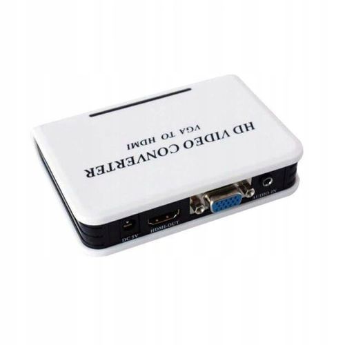 Adapter Konwerter Audio VGA do HDMI Full HD jack na Arena.pl
