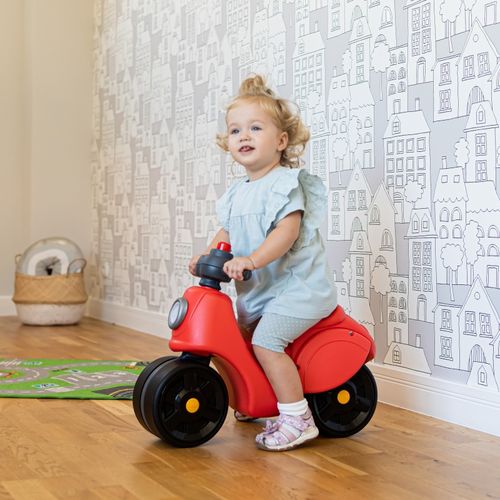 FALK Jeździk Scooter Strada Scooter Czerwony Ciche Opony od 1 Roku na Arena.pl