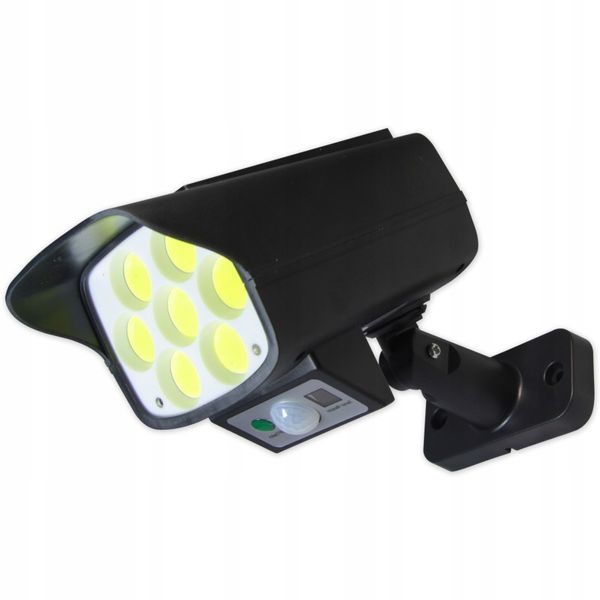 Lampa Solarna Reflektor Led Cob Atrapa Kamery Z Czujnikiem Ruchu zdjęcie 1