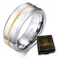PIERŚCIEŃ OBRĄCZKA z Wolframu WOLFRING EU19 US09
