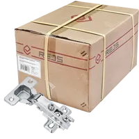 Zawias prosty nakładany REJS + prowadnik, 100 szt.