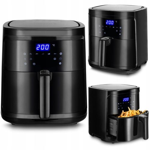 FRYTKOWNICA BEZTŁUSZCZOWA AIR FRYER 7L 1900W XL FRYTOWNICA LCD SMART na Arena.pl
