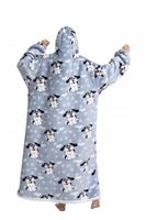 CIEPŁA BLUZA KOC OVERSIZE FUTRZAK 2W1 GRUBA